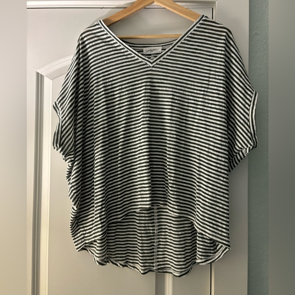 CJLA Olive/White Benson Tee